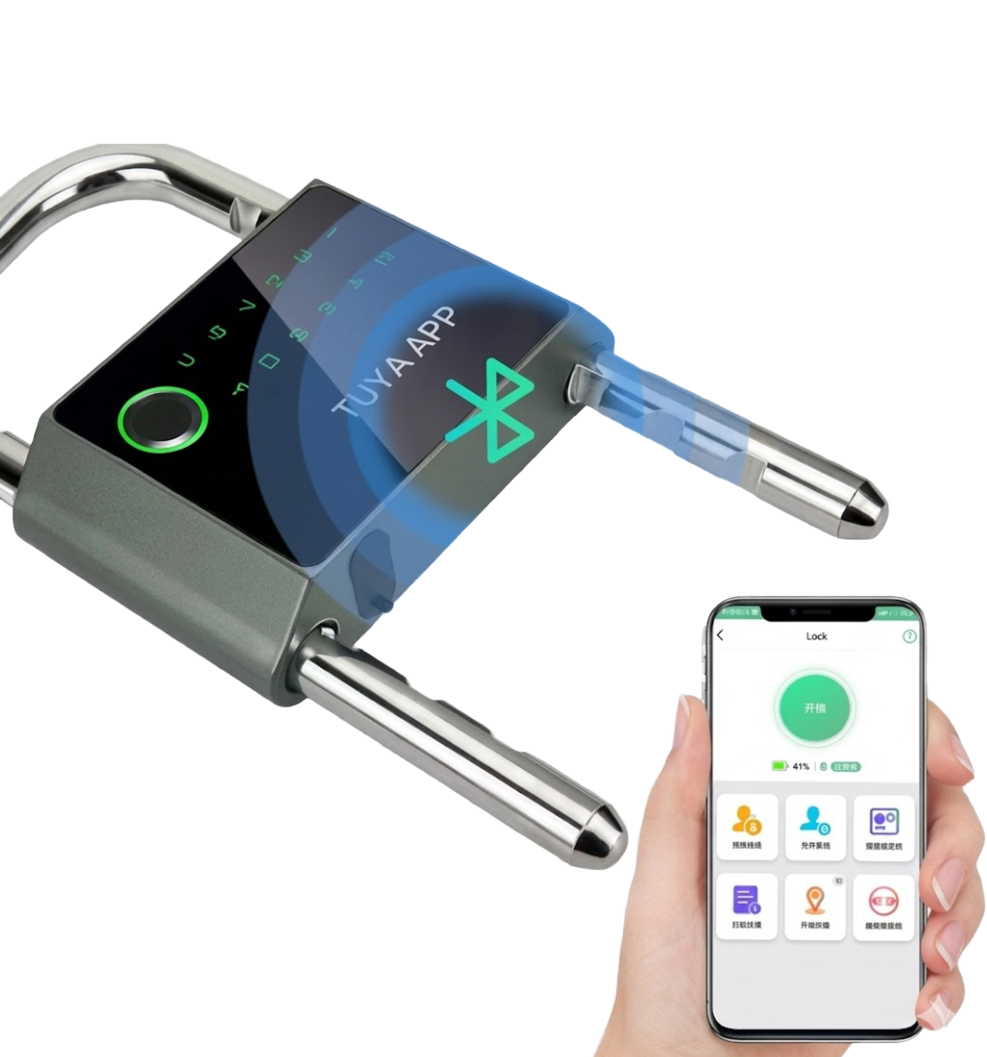 Antivol VELOCITY LOCK avec connexion Bluetooth à une application mobile de déverrouillage